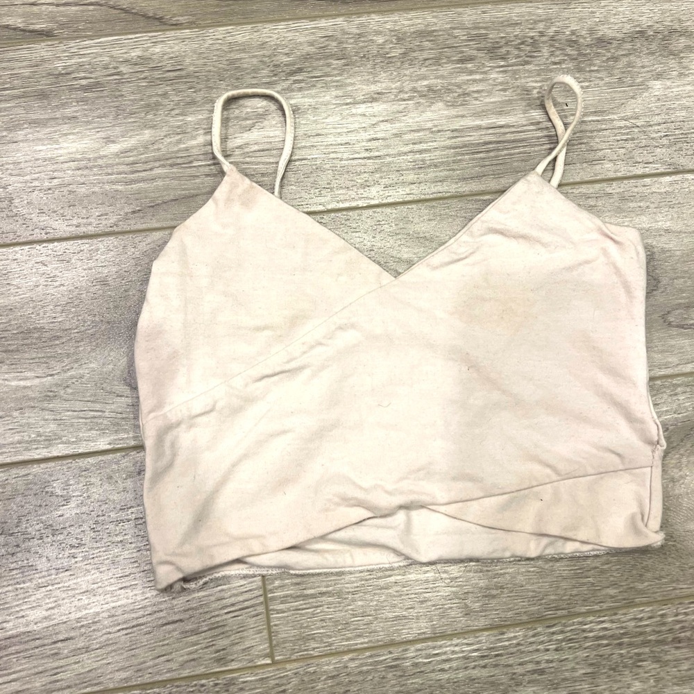 Urban planet white crop top